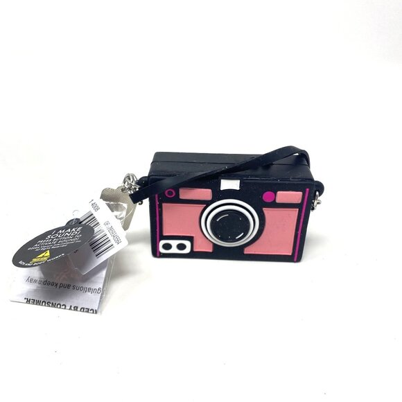 Bath & Body Works Emily In Paris Camera PocketBac Holder Sound Maker Pink Black - Picture 2 of 7
